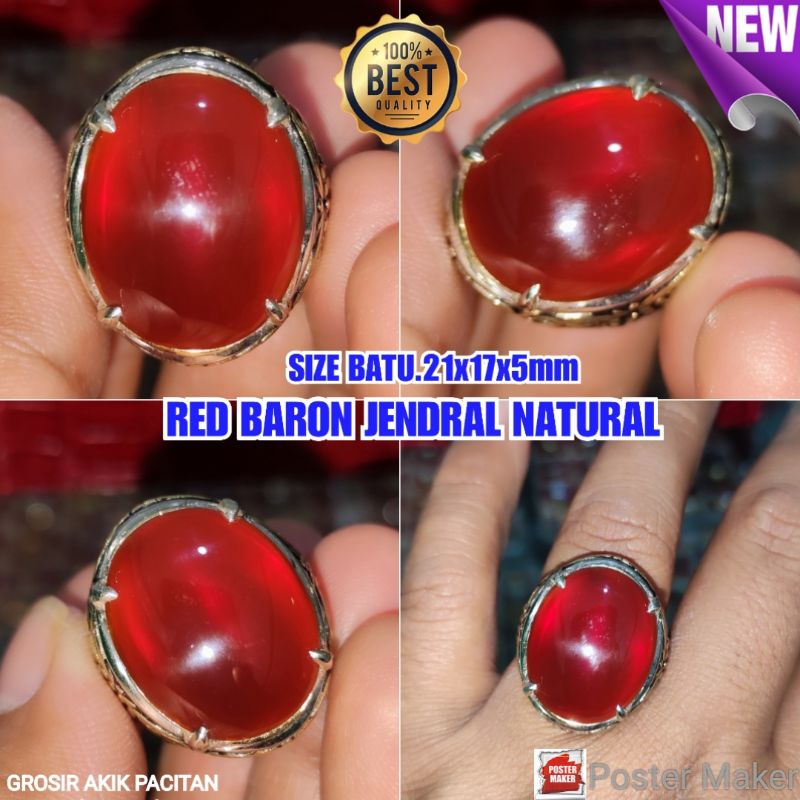 RED BARON JENDRAL NATURAL ASLI PACITAN