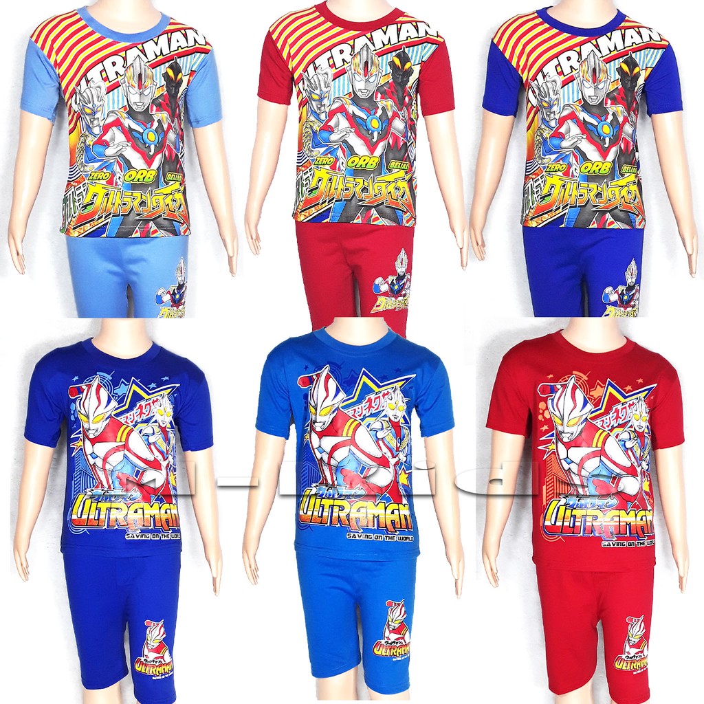 MKids88 - Baju Setelan Anak Laki-Laki Superhero ULTRAMAN