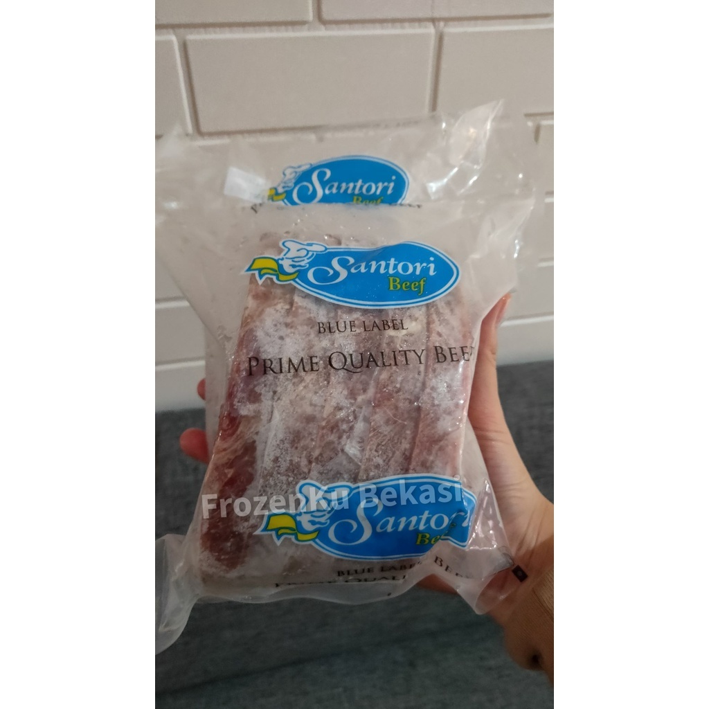 

SANTORI BLUE LABEL SIRLOIN DAGING/BEEF STEAK HALAL 1KG - MELTIK / MELTIQUE