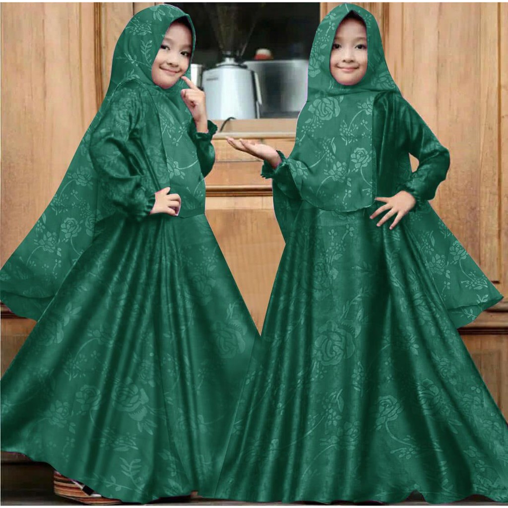 HOPYLOVY - GMS Gamis Anak Perempuan Baloteli Emboss Kids