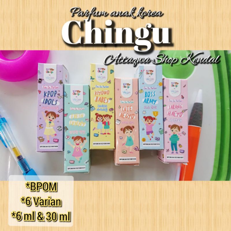 Parfume Yeppu Yeppu x Chingu 6 ml Parfum Kiyowo Parfum Chingu Anak Korea BPOM