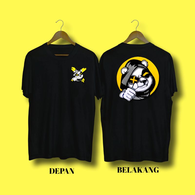 KAOS PANDA JEMPOL|KAOS DESAIN JEPANG|KAOS VIRAL COWOK|BAJU MOTIF ANIME|ATASAN PRIA WANITA||KAOS DIST