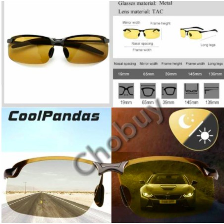 COD Bayar Ditempat Kacamata Sunglass fotosensitif photochromic berubah warna anti silau UV driving