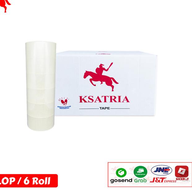 

★ Lakban Bening KSATRIA Tape 70 Yard (1 Slop) ♣
