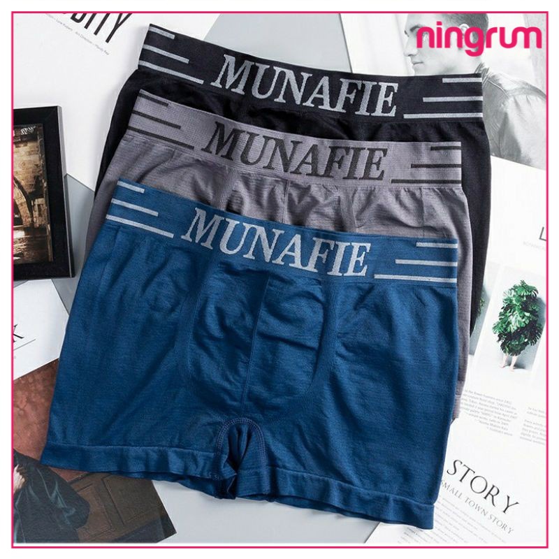 Ningrum Pakaian Dalam Pria Celana Dalam Pria Sempak Pria Celana Kolor CD Pria - Boxer Munafie Underwear Pria Men Boxer - 2302