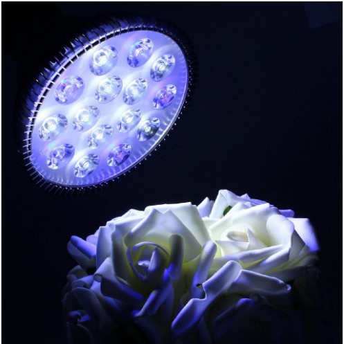 15W E27 Lampu LED Coral Reef Tanaman untuk Akuarium, 85-265V