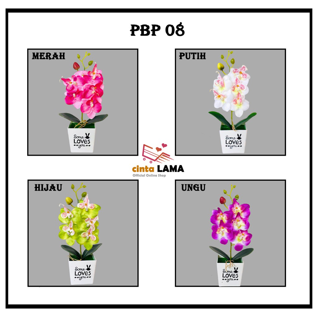 Cinta Lama/ Dekorasi Bunga Plastik Hiasan Rumah Tanaman Artificial Flower Import / PBP 08 / PBP 10-PBP 08
