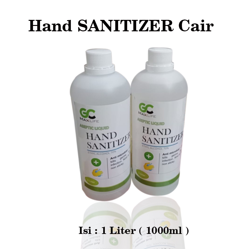 Hand Sanitizer / Sanitizer / Hand Sanitizer Cair Isi 1 Liter 1000ml