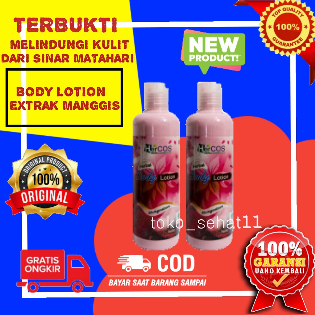 (GARANSI)HERCOS CREAM HAND BODY LOTION PEMUTIH SELURUH BADAN EXTRAK MANGGIS ORIGINAL HANDBODY BUTTER