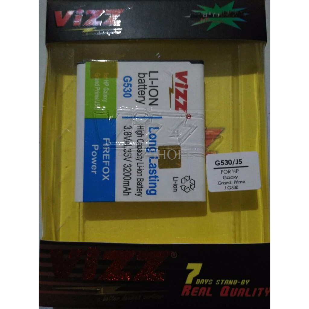 Vizz Samsung Galaxy J5 3200mAh Battery Baterai Double Power J500G J500 JPQ6