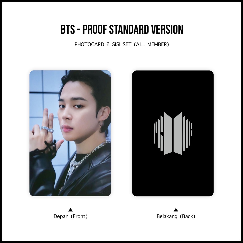 [SET] Photocard BTS Proof Standard Version