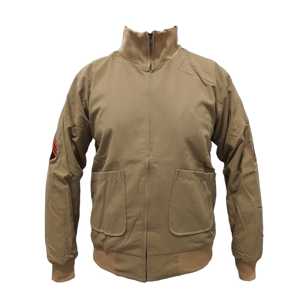 Fury jaket khaki/coyote/green army canvas lokal produk high quality