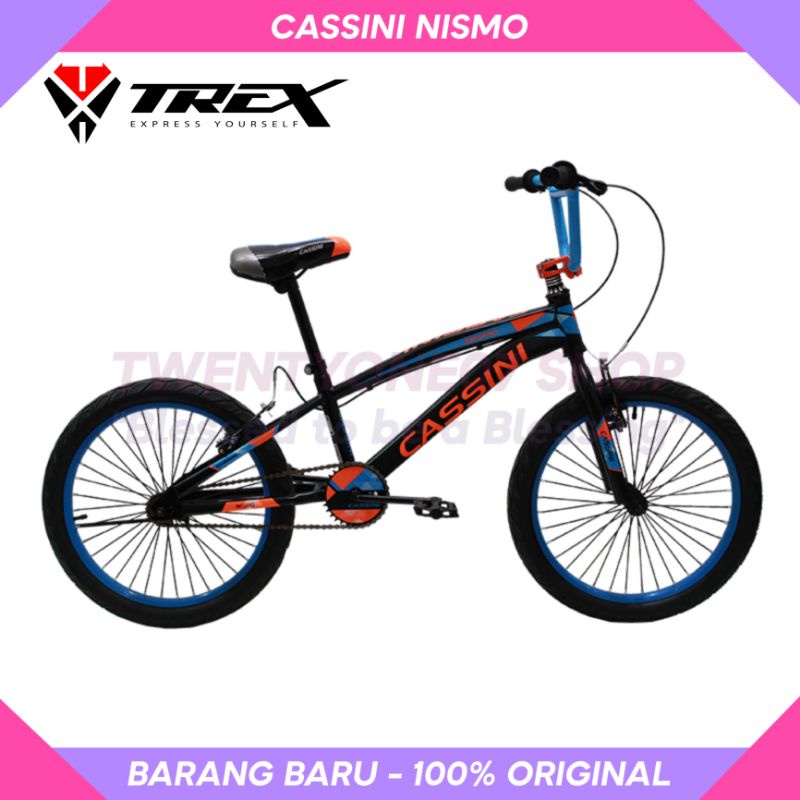 Sepeda Anak Laki BMX 20 Inch Trex Cassini Nismo 3.0 Ban Jumbo
