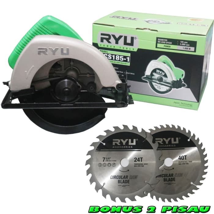 TERMURAH Circle Ryu / Circular Saw / Mesin Potong Ryu 7 Inch Original Ryu