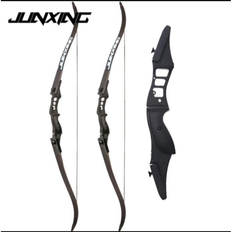 Busur Panah Junxing F177 black hunting recurve bow archery