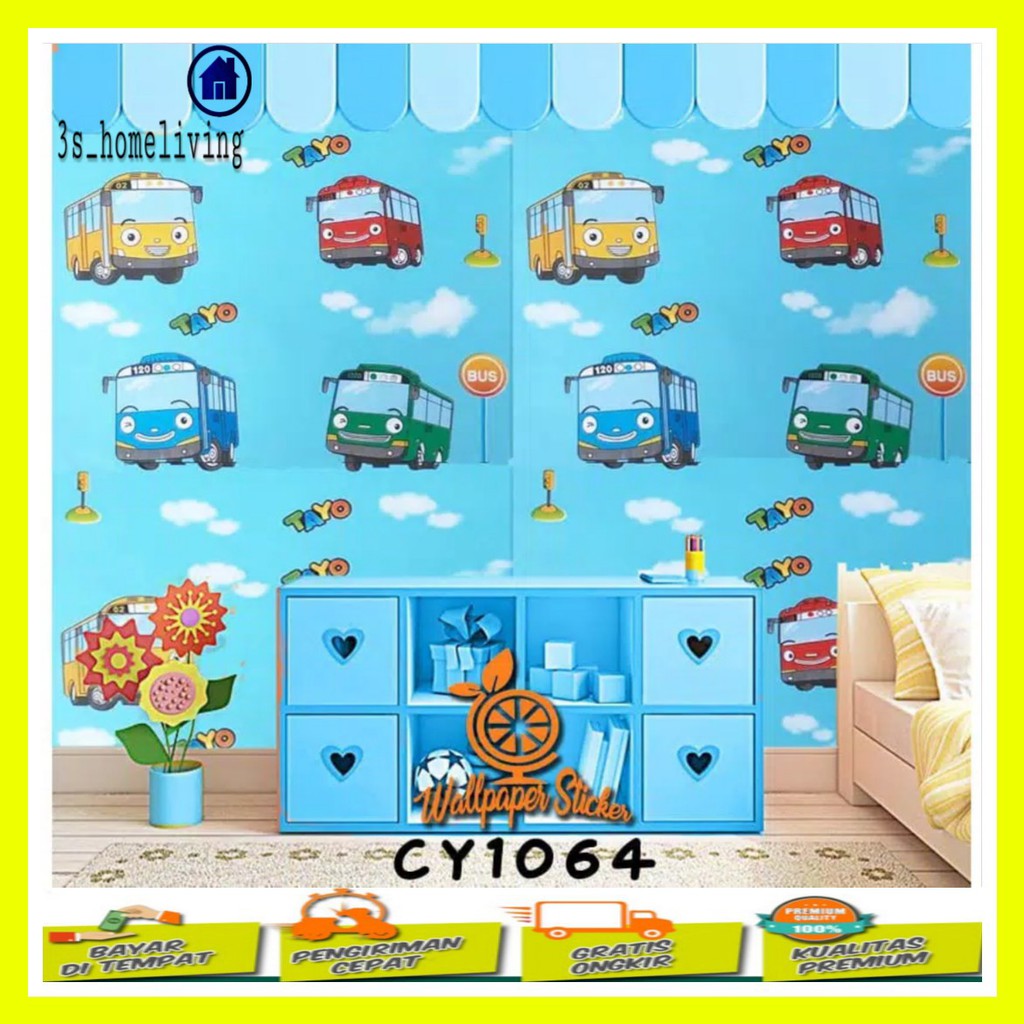 (COD) Wallpaper Dinding Tayo, / Wallpaper / Wallpaper Tayo, 500