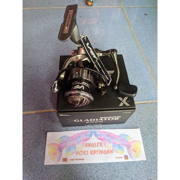Reel Spinning Kuat Untuk Ikan Toman Versus Gladiator X Series 2000