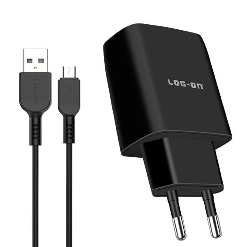 CHARGER - TC LOG ON POWER CHARGER LO-C31 MICRO USB 2.4A SMART IC