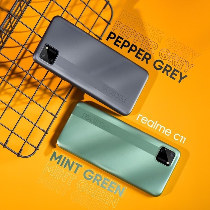 realme C11 2/32GB [Helio G35, 5000mAh, 6.5" Mini-drop Fullscreen] - Hijau