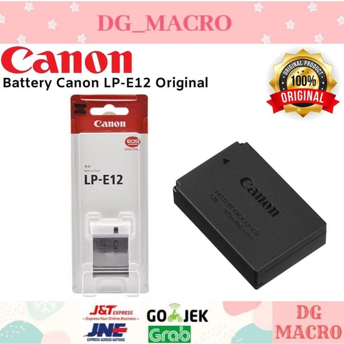 BATTERY CANON LP-E12 - Battery LP-E12 - ORIGINAL PRODUK