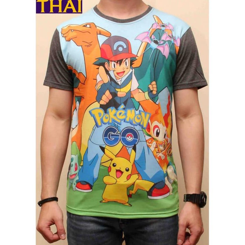 Kaos printing pokemon GO