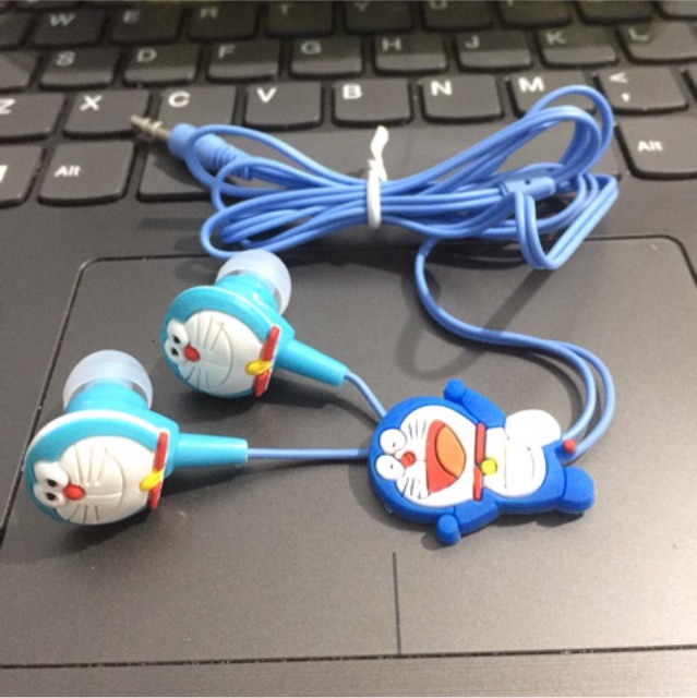 [ Cinicini ] Headset Doraemon Hellokitty RealPicture Headset Karakter Doraemon Hellokitty