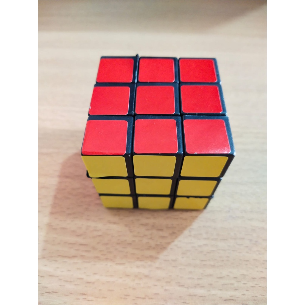 Mainan edukasi Anak Rubik besar Kubus  Kotak ukuran 3 x 3 Bahan plastik