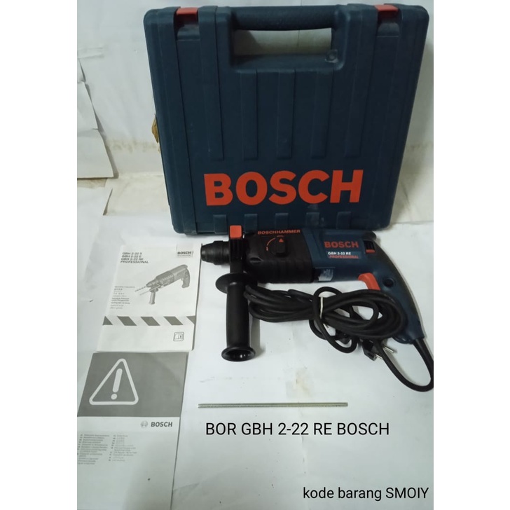 BOSCH Rotary Hammer Mesin Bor Tembok Bor Beton GBH2-22RE Bosch