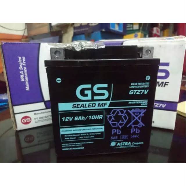 Aki GTZ7V GS Kering untuk Yamaha NMAX dan LEXI