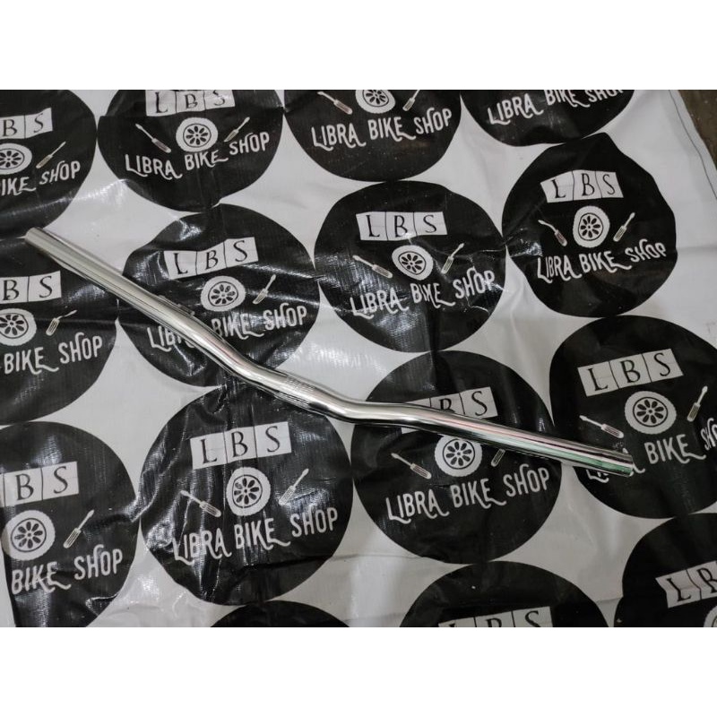 STANG TAIWAN KAWA LOWRISE 600MM ALLOY STANDAR 25.4MM CHROME RISEBAR HANDLEBAR