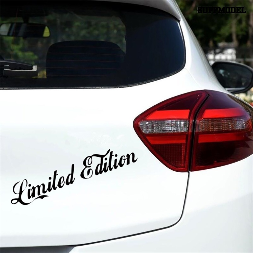 Stiker Reflektif Motif Tulisan Limited Edition Untuk Dekorasi Mobil