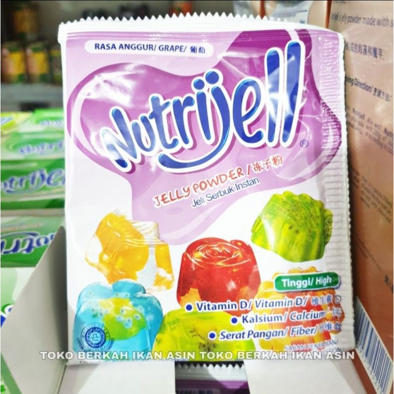 

Nutrijell Agar Agar 1 PC Rasa GRAPE ANGGUR Jelly Powder Bubuk