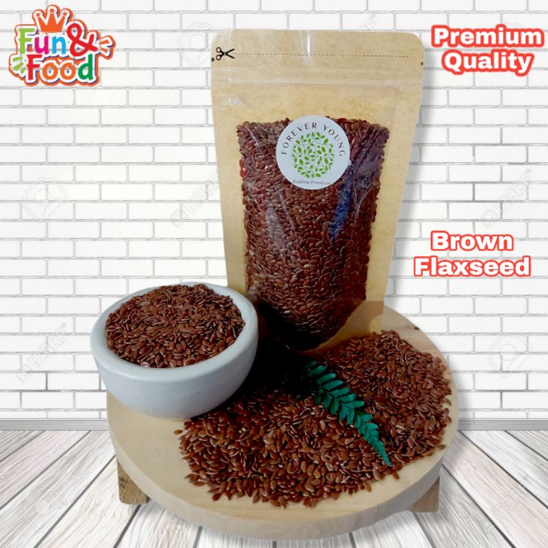 

Superfood Brown Flaxseed Organik Biji Rami Coklat Organik Kualitas Premium