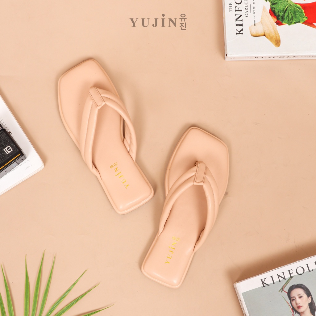 YUJIN Sandal Teplek Wanita Ayumi Korean Fashion Sandals