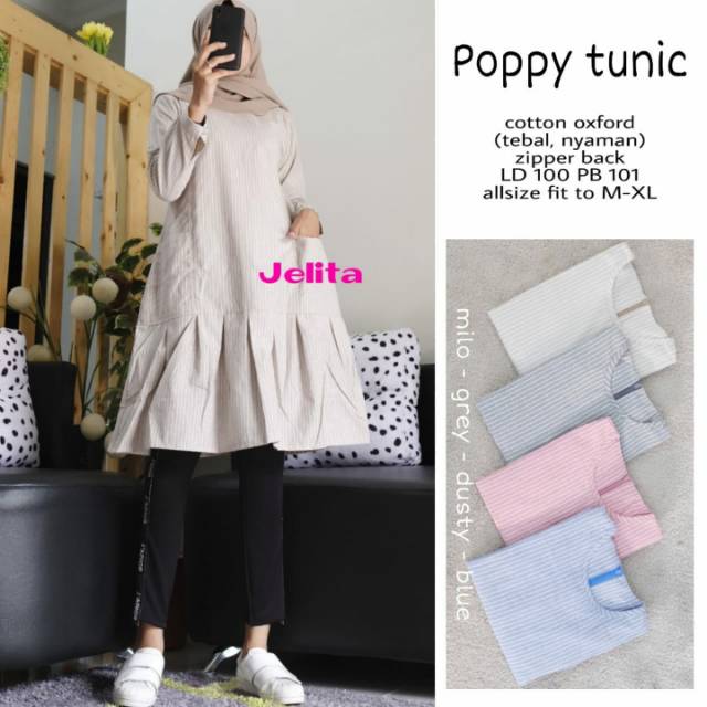 Poppy tunic