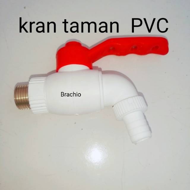 Keran air taman  PVC ( drat 1/2 inchi kuningan AB2)