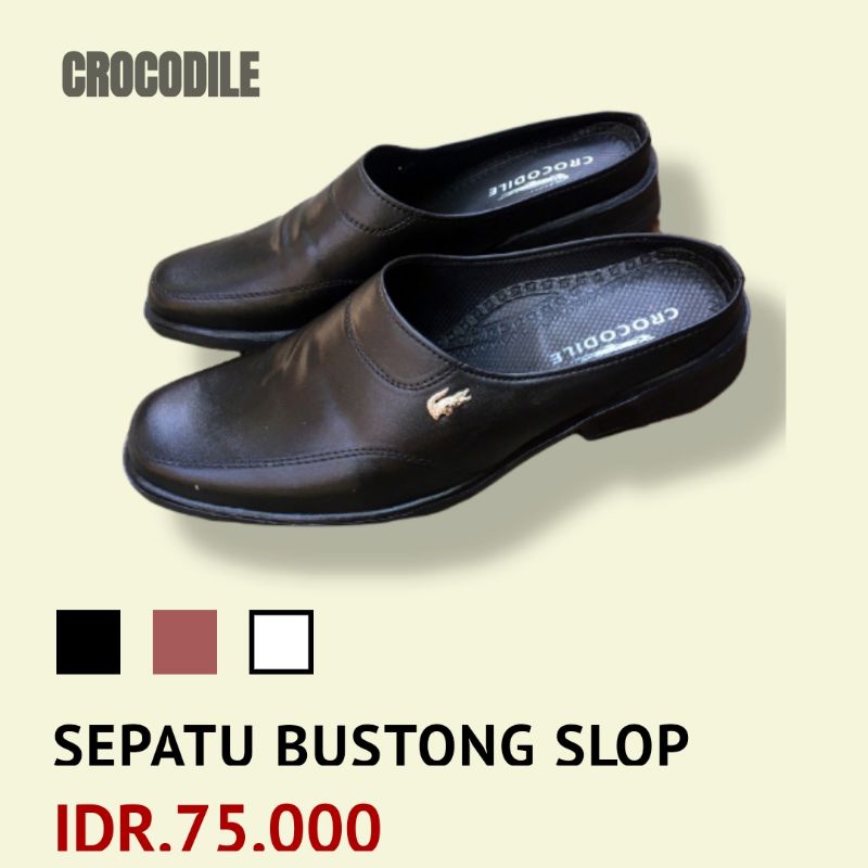 Promo sepatu bustong slop pria crocodile