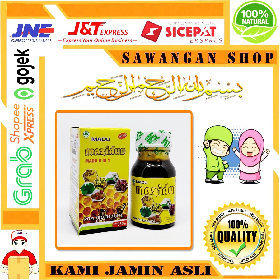 MADU MAZIDUN +ZAIT SAUDA+ZAITUN+JAHE MERAH+PEGAGAN+TEMULAWAK