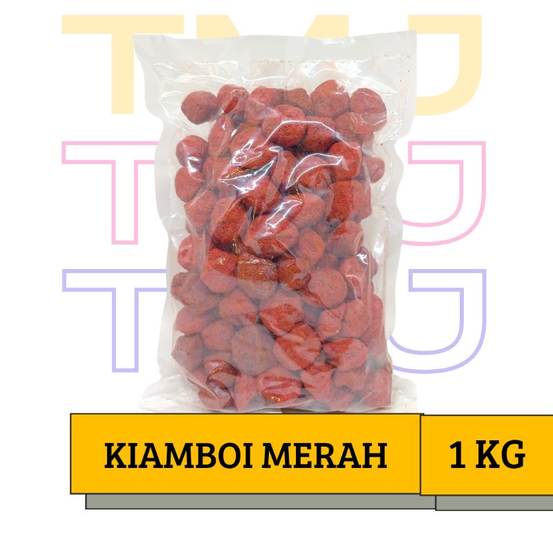 KIAMBOI MERAH ASIN/ RED SALTY PRUNES 1 KG