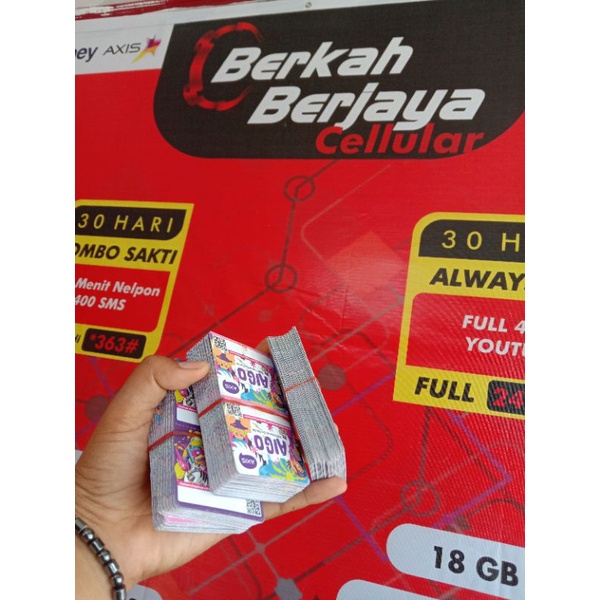 voucer Axis 3GB 5 Hari