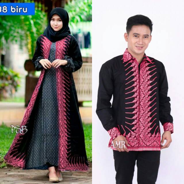 COUPLE GAMIS CARDY KEMEJA BATIK