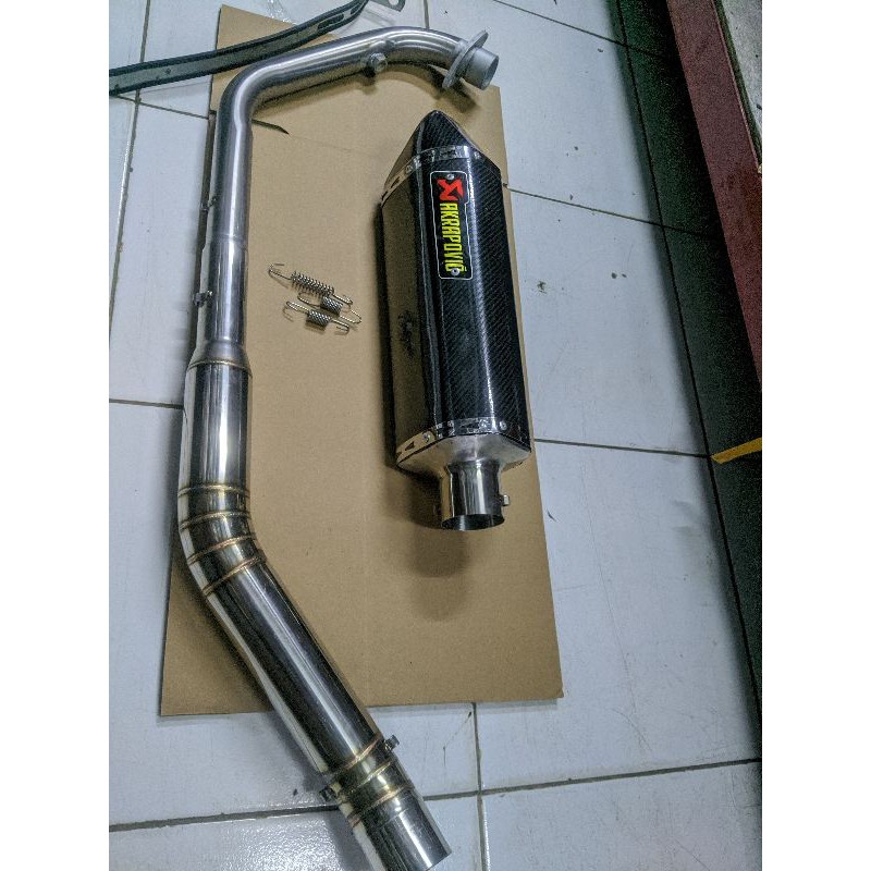 Knalpot AKRAPOVIC PNP CBR R15 VIXION FU SONIK GSX R25 NINJA