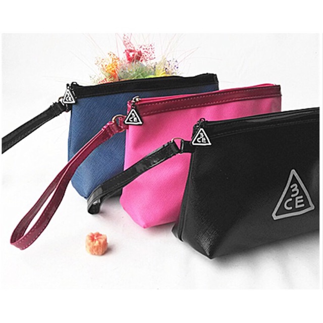 3CE Cosmetic Bag/Tas Kosmetik/ Tempat Makeup