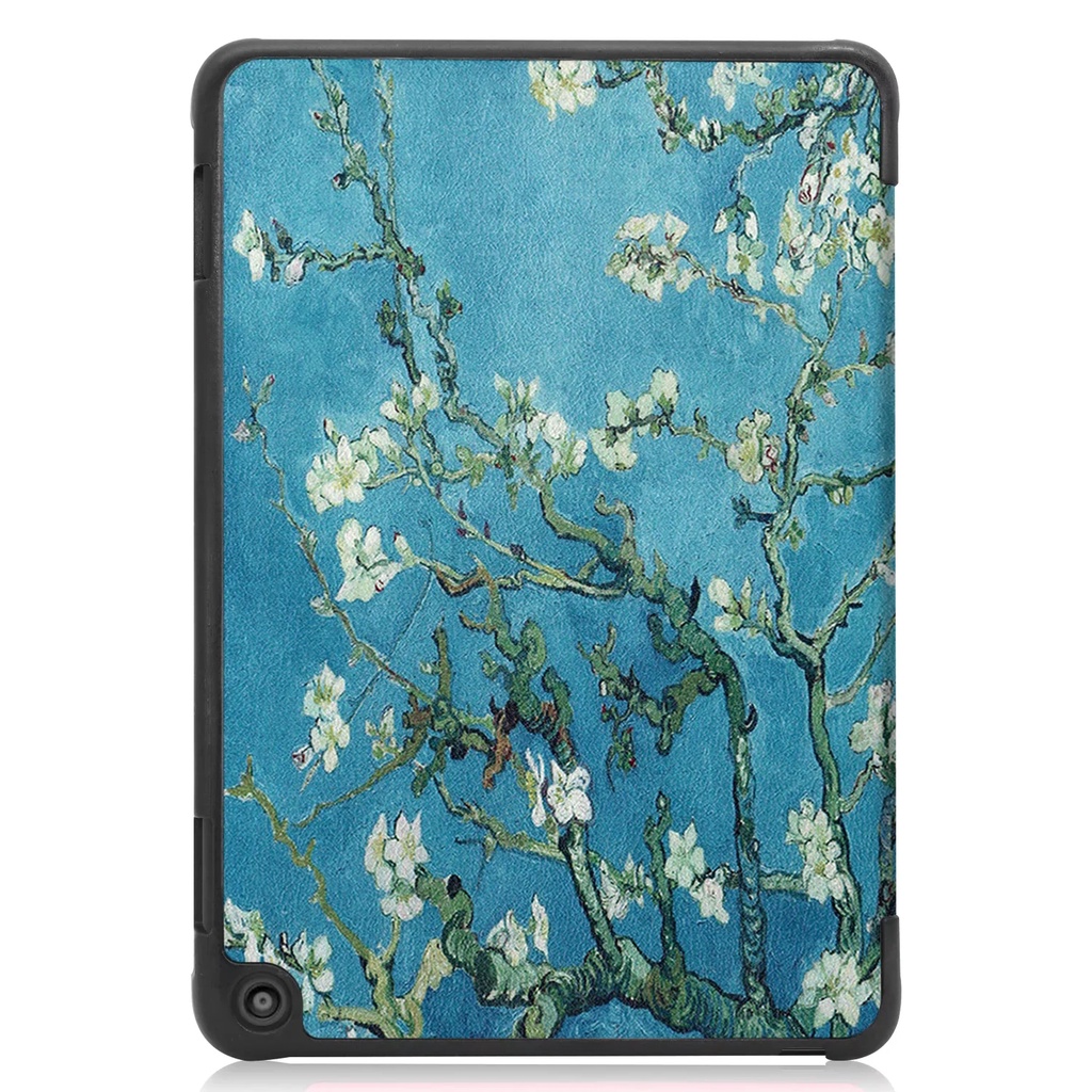 [Tidur/Bangun] Untuk Amazon Api Hd8Plus/HD8 (2020 10th Gen) 8.0 &quot;KFONWI Tablet Pelindung Case Fashion Pola Dicat Tri-fold Flip Stand Cover