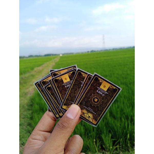 Logam mulia minigold 0.025 gram