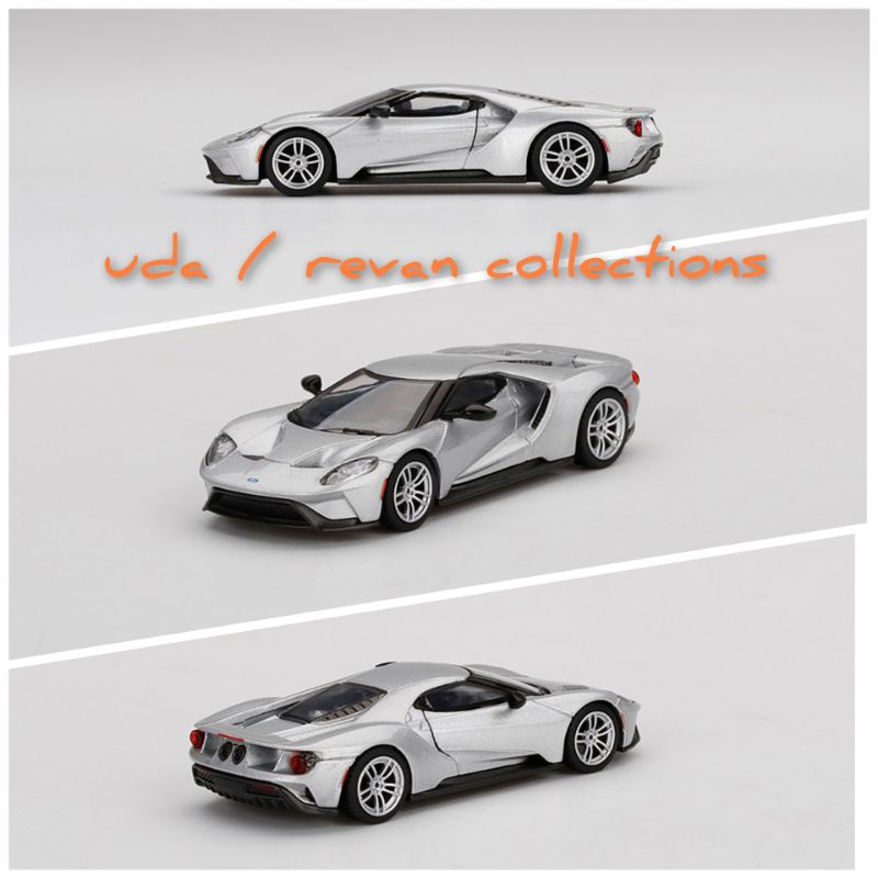 MiniGT Mini GT 340 Ford GT Ingot Silver