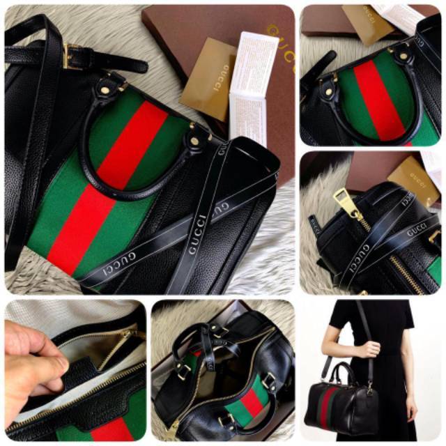 GUCCI Speedy Boston Vintage Top Handle Leather Bag SS19 sz 33x20x17cm 
#247205
QUALITY PLATINUM