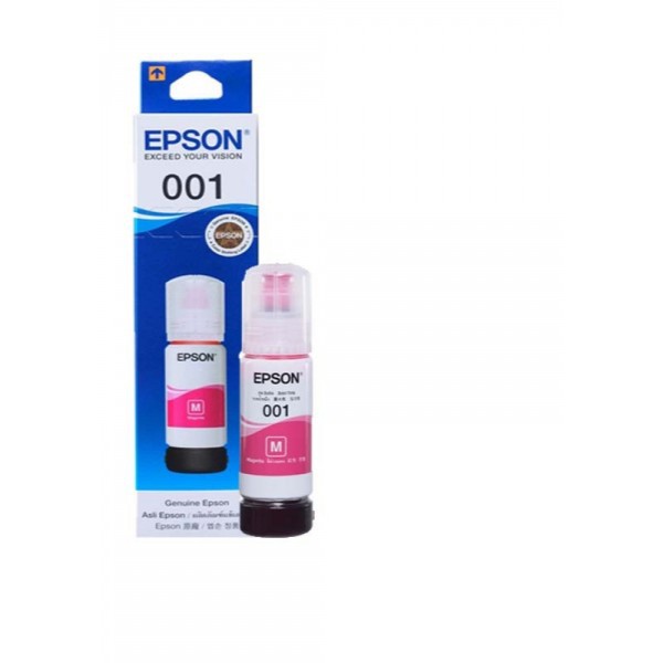 TINTA EPSON ECO 001 BLACK, CYAN, MAGENTA, YELLOW RESMI ORIGINAL INK ORI