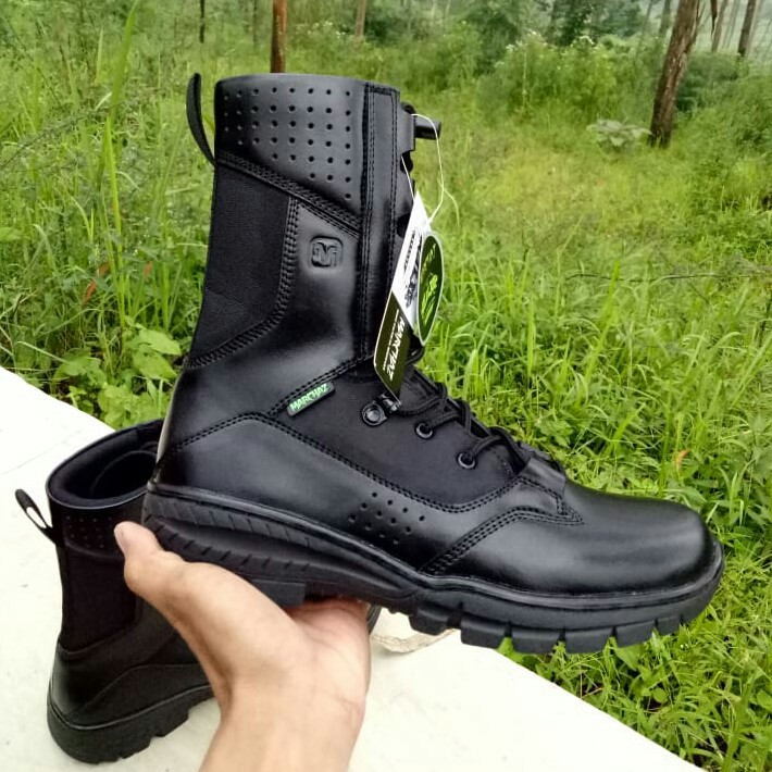 SEPATU PDL MARCHAZ KULIT ASLI SEPATU PDL TNI POLRI SECURITY SATPAM SEPATU BOOTS PRIA KULIT ASLI