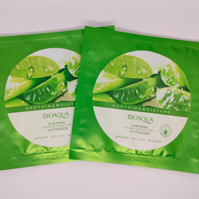 ALOEVERA FACIAL MASK MASKER WAJAH ALOEVERA